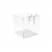 FixtureDisplays® Plaxiglass Acrylic Brochure Holder Small Candy Bin Dump Bin Cube Slatwall  Countertop 100800